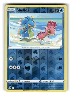Shellos 039/196 Common Lost Origin Pokemon Reverse Holo Near Mint - Image 1