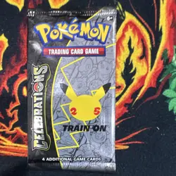 Pokemon TCG Celebrations 25th Anniversary English Booster Pack 1 Pack 4 Cards - Image 2