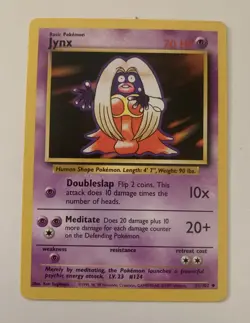 JYNX - 31/102 - Base Set - Pokemon Card - LP/EX+ - Image 1