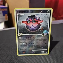 Forretress Pokemon TCG Rising Rivals Reverse Holo Card #61/111 - Image 1