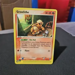 Growlithe Pokemon TCG Sandstorm Common Card #65/100 - Image 1