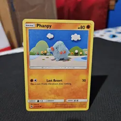 Phanpy Pokemon TCG Sun & Moon Lost Thunder Common Card #111/214 - Image 1