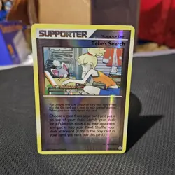 Bebe's Search Pokemon TCG Secret Wonders Reverse Holo Supporter Card #119/132 - Image 1