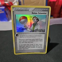Holon Scientist Pokemon TCG EX Delta Species Reverse Holo Stamped Card #97/113 - Image 1