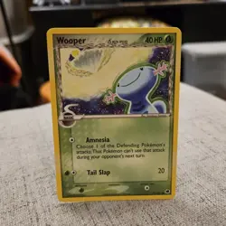 Wooper Pokemon TCG EX Dragon Frontiers Common Card #71/101 - Image 1