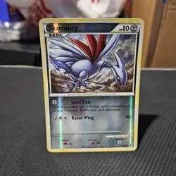 Skarmory Pokemon TCG Undaunted Reverse Hologram Holo Rare Card #21/90 - Image 1