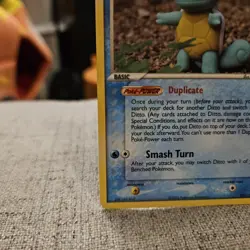 Ditto Squirtle Pokemon TCG Delta Species Uncommon Card #40/113 - Image 3