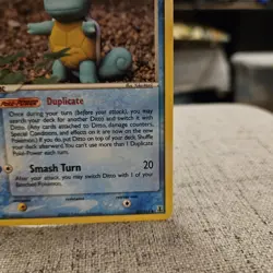 Ditto Squirtle Pokemon TCG Delta Species Uncommon Card #40/113 - Image 4