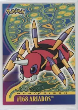 Ariados Topps Pokemon TV Animation Edition Johto League Champions #168 2001 - Image 1