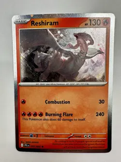 Reshiram (Cosmos Holo) 017/094 Holo Rare Blister Exclusives Holo Near Mint - Image 1