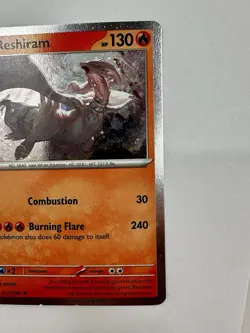 Reshiram (Cosmos Holo) 017/094 Holo Rare Blister Exclusives Holo Near Mint - Image 3