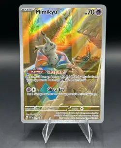 Pokemon TCG SV: Scarlet & Violet Promo Mimikyu 075 Holo Promo EN - Image 1