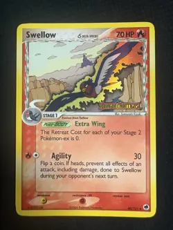 Pokemon Swellow 40/101 Dragon Frontiers English Reverse Holo Uncommon Stage 1 7… - Image 1