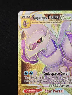 Origin Forme Palkia VSTAR 208/189 Secret Rare Gold Astral Radiance Pokemon NM - Image 3