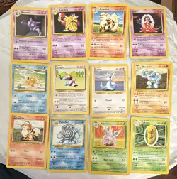 Wizards Pokemon TCG Base Set Unlimited Lot - Haunter Kadabra Arcanine - 12 - Image 1