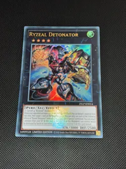 Yugioh Ryzeal Detonator 25LP-EN014 Emblazoned Ultra Rare (EUR) Near Mint - Image 1