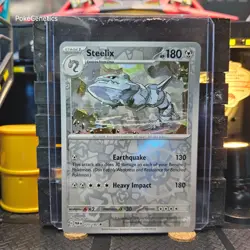Steelix Paradox Rift Reverse Holo Pokemon TCG 125/182 Scarlet & Violet Rare - Image 1