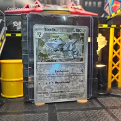Steelix Paradox Rift Reverse Holo Pokemon TCG 125/182 Scarlet & Violet Rare - Image 3