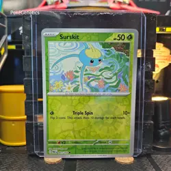 Surskit Paradox Rift Reverse Holo Pokemon TCG 001/182 Scarlet & Violet Common - Image 1