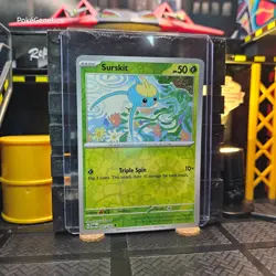 Surskit Paradox Rift Reverse Holo Pokemon TCG 001/182 Scarlet & Violet Common - Image 3