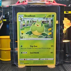 Swadloon Fusion Strike Pokemon TCG 010/264 Sword & Shield SWSH08 Uncommon - Image 1
