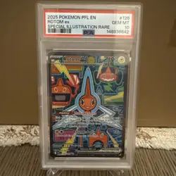 2025 Pokemon Phantasmal Flames Rotom Ex SIR 126/094 PSA 10 - Image 1