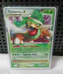 Pokemon Torterra LV.X DP09 Black Star Promo 2007 LP - Image 1