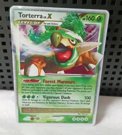 Pokemon Torterra LV.X DP09 Black Star Promo 2007 LP - Image 2