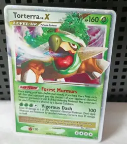 Pokemon Torterra LV.X DP09 Black Star Promo 2007 LP - Image 3