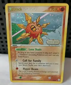 Solrock 25/92 EX Legend Maker Holo Rare Pokemon Card 2006 - Image 1