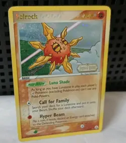 Solrock 25/92 EX Legend Maker Holo Rare Pokemon Card 2006 - Image 2