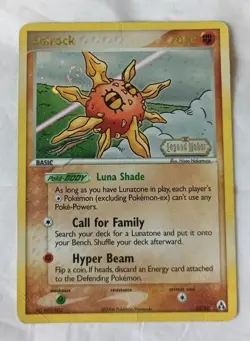 Solrock 25/92 EX Legend Maker Holo Rare Pokemon Card 2006 - Image 3