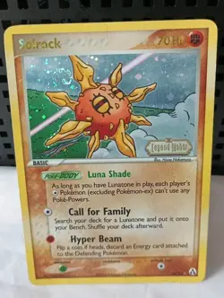 Solrock 25/92 EX Legend Maker Holo Rare Pokemon Card 2006 - Image 5