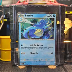 Seadra Cosmos Holo Promo Shrouded Fable Pokemon TCG 011/064 Scarlet & Violet - Image 1