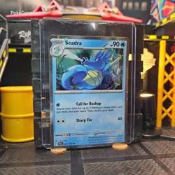 Seadra Cosmos Holo Promo Shrouded Fable Pokemon TCG 011/064 Scarlet & Violet - Image 3
