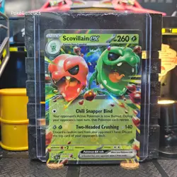 Scovillain ex Temporal Forces Ultra Rare Pokemon TCG 022/162 Scarlet & Violet - Image 1