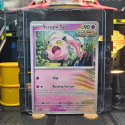 Scream Tail Paradox Rift Pokemon TCG 086/182 Scarlet & Violet SV04 Uncommon - Image 1
