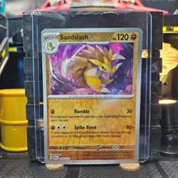 Sandslash 151 Reverse Holo Pokemon TCG 028/165 Scarlet & Violet Uncommon - Image 1