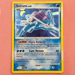 SUICUNE 19/132 CRACKED ICE HOLO POKEMON DIAMOND & PEARL SECRET WONDERS PROMO - Image 1