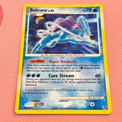 SUICUNE 19/132 CRACKED ICE HOLO POKEMON DIAMOND & PEARL SECRET WONDERS PROMO - Image 2