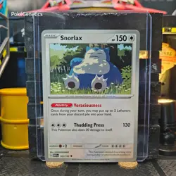 Snorlax 151 Pokemon TCG 143/165 Scarlet & Violet Uncommon - Image 1