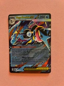 Mega Greninja ex 022/086 Me04: Chaos Rising Holo - English - Pokemon TCG - Image 1