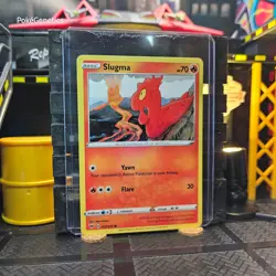 Slugma Vivid Voltage Pokemon TCG 027/185 Sword & Shield SWSH04 Common - Image 3