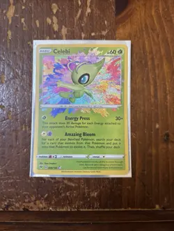 The Pokemon Company Celebi 009/185 SWSH04 Vivid Voltage Amazing Rare Holo Eng - Image 1
