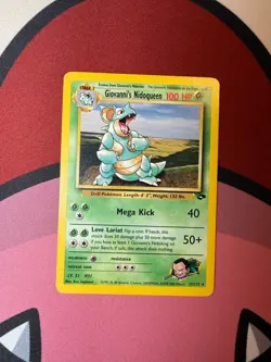 Pokemon TCG Giovanni's Nidoqueen 23/132 Gym Challenge Rare - Image 1