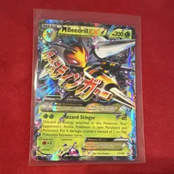 The Pokemon Company M Beedrill EX XY158 Promo Holo Full Art Mega EX 200HP 2016 - Image 1