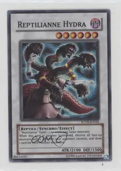 SR - Reptilianne Hydra Unlimited YuGiOh Stardust Overdrive #SOVR-EN042 2009 - Image 1