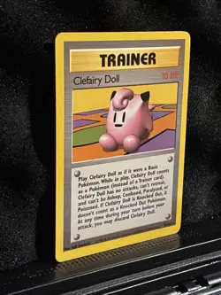 Pokemon Clefairy Doll 70/102 - Base Set - NM LP Rare - 1999 English Vintage - Image 2