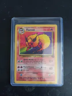 Flareon 19/64 Rare Jungle Pokemon Unlimited Moderately Played - Image 1
