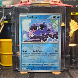 Shellder 151 Reverse Holo Pokemon TCG 090/165 Scarlet & Violet Common - Image 1